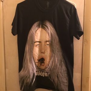 billie ellish spider tee
